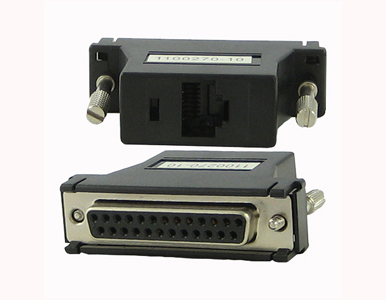 Perle 04006950 DBA0010 - IOLAN 8 -wire RJ-45F to DB-25F crossover (DTE) adapter for console port. by PERLE