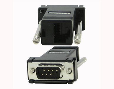 Perle 04007210 DBA0023C - RJ-45F to DB-9M straight-thru (DCE) adapter #1100350-11 for modems on IOLAN with Sun/Cisco pinout. by PERLE