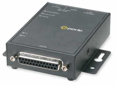 Perle 04030134 IOLAN DS1 Device Server ( Terminal Server ) - 1 x DB25F connector, software selectable RS232/422/485 interface,10 by PERLE
