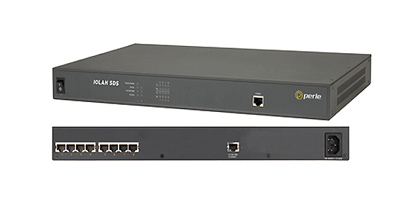 Perle 04030314 IOLAN SDS8 Secure Device Server ( Terminal Server ) - 8 x RJ45 connector , 1U rack mount, software selectable RS2 by PERLE