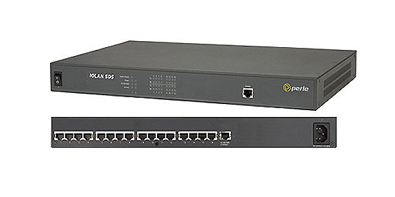 Perle 04030324 IOLAN SDS16 Secure Device Server ( Terminal Server ) - 16 x RJ45 connector, 1U rack mount, software selectable RS by PERLE