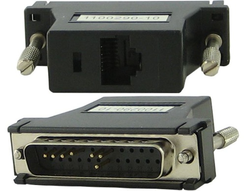 Perle 04031340 DBA0013C 8pck - 8 pack of #04007030 RJ45F to DB25M Straight-thru adapter for modems on IOLAN. by PERLE