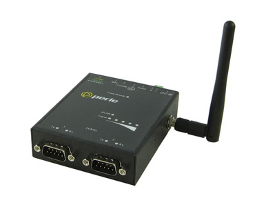 Perle 04031674 IOLAN SDG2 W Device Server: Wireless LAN (WiFi) client IEEE 802.11 a, b, g, n @ 2.4Ghz/5Ghz, 2 x DB9M connectors by PERLE