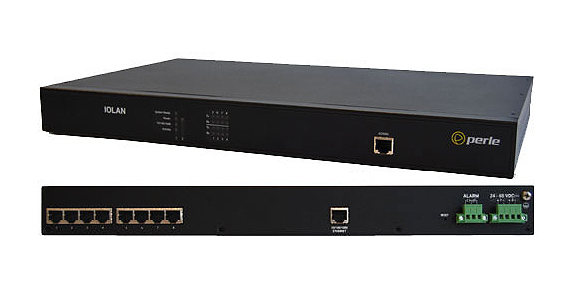 Perle 04032420 IOLAN SDS8C LDC Utility Terminal Server - 8 x RJ45 serial ports, 24/48 VDC power, dual 10/100/1000 Ethernet, 1U r by PERLE