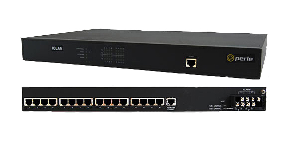 Perle 04032440 IOLAN SDS16C DHV Utility Terminal Server - 16 x RJ45 serial ports, Dual Universal High Voltage AC/DC power, dual by PERLE