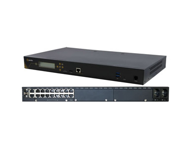 Perle 04032824 - IOLAN SCG18 R-M Console Server: 16 x RS232 RJ45 interfaces with software configurable Cisco pinouts. by PERLE