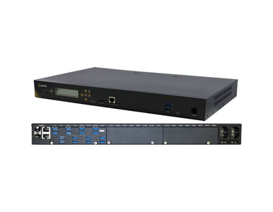 Perle 04033184 - IOLAN SCG18 U-M Console Server: 18 x USB Ports, Front Panel Display and Keyboard. by PERLE