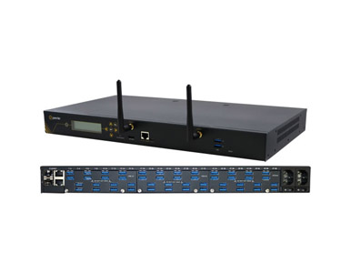 Perle 04033414 - IOLAN SCG50 U-W Console Server: 50 x USB Ports, Front Panel Display and Keyboard by PERLE