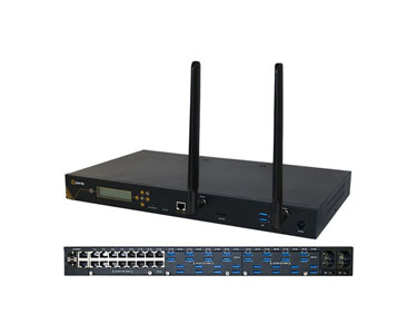 Perle 04033704 IOLAN SCG50 RUU-LAM Console Server - 16 x RS232 RJ45 interfaces with software configurable Cisco pinouts, 34 x US by PERLE