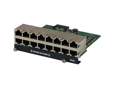 Perle 04033800IOLAN G16 RS232 Card  -  Interface Module with 16 x RS232 RJ45 interfaces with software configurable Cisco pinouts by PERLE