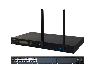 Perle 04034964 IOLAN SCG18 S-LA Console Server: 16 x software selectable RS232/422/485 RJ45 interfaces, 2 x USB Ports by PERLE