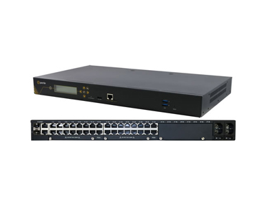Perle 04035164 IOLAN SCG34 S Console Server: 32 x software selectable RS232/422/485 RJ45 interfaces, 2 x USB Ports, Front Panel by PERLE