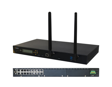 Perle 04035330 IOLAN SCG18 S-LAD Console Server: 16 x software selectable RS232/422/485 RJ45 interfaces, 2 x USB Ports by PERLE