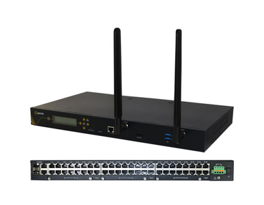 Perle 04035570 IOLAN SCG50 S-LAD Console Server: 48 x software selectable RS232/422/485 RJ45 interfaces, 2 x USB Ports by PERLE