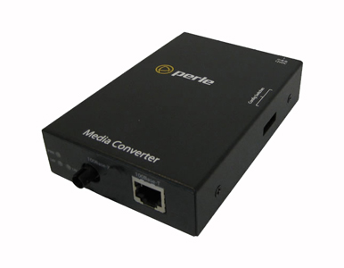 Perle 05040814 S-100-M1ST2U - Fast Ethernet Stand-Alone Media Converter 100Base-TX (RJ-45) [100 m/328 ft.] to 100Base-BX 1310nm by PERLE