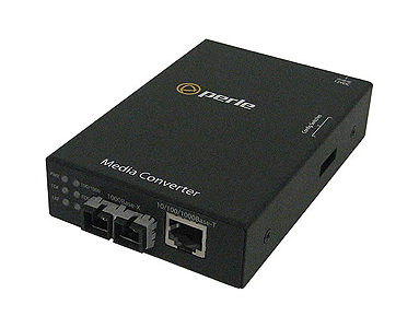 Perle 05040974 S-1110-M2SC2 - 10/100/1000 Gigabit Ethernet Stand-Alone Media and Rate Converter. 10/100/1000BASE-T (RJ-45) [100 by PERLE