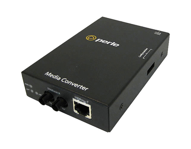 Perle 05050204 S-100-M2ST2 - Fast Ethernet Stand-Alone Media Converter 100BASE-TX (RJ-45) [100 m/328 ft.] to 100BASE-FX 1310nm m by PERLE