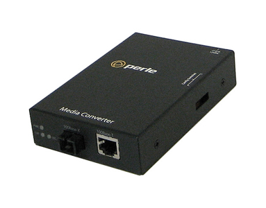 Perle 05050304 S-100-S1SC40D - Fast Ethernet Stand-Alone Media Converter 100Base-TX (RJ-45) [100 m/328 ft.] to 100Base-BX 1550nm by PERLE