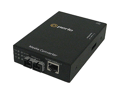Perle 05050634 S-1110-S2SC10 - 10/100/1000 Gigabit Ethernet Stand-Alone Media and Rate Converter. 10/100/1000BASE-T (RJ-45) [100 by PERLE