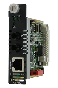 Perle 05052120 CM-1000-S2ST40 - Gigabit Ethernet Media Converter Managed Module. 1000BASE-T (RJ-45) [100 m/328 ft.] to 1000BASEE by PERLE