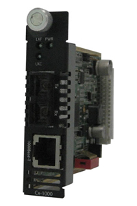 Perle 05052150 CM-1000-S2SC120 - Gigabit Ethernet Media Converter Managed Module. 1000BASE-T (RJ-45) [100 m/328 ft.] to 1000BASE by PERLE