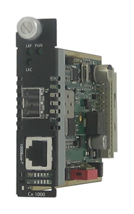 Perle 05052180 CM-1000-SFP - Gigabit Ethernet Managed Media Converter Module. 1000BASE-T (RJ-45) [100 m/328 ft.] to 1000BASE-X - by PERLE