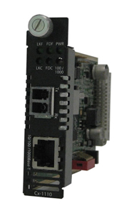 Perle 05052610 CM-1110-M2LC05 - 10/100/1000 Gigabit Ethernet Media and Rate Converter Managed Module. 10/100/1000BASE-T (RJ-45) by PERLE