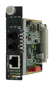 Perle 05052720 CM-1110-S2ST10 - 10/100/1000 Gigabit Ethernet Media and Rate Converter Managed Module. 10/100/1000BASE-T (RJ-45) by PERLE