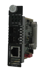 Perle 05052760 CM-1110-S2SC120 - 10/100/1000 Gigabit Ethernet Media and Rate Converter Managed Module. 10/100/1000BASE-T (RJ-45) by PERLE