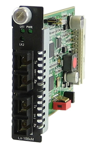 Perle 05061030 C-100MM-S2SC20 - Fast Ethernet Fiber to Fiber Media Converter Module 100BASE-FX 1310nm multimode (SC) [2 km/1.2 m by PERLE