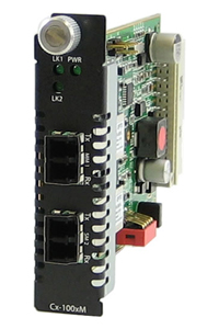 Perle 05061110 C-100MM-S2LC80 - Fast Ethernet Fiber to Fiber Media Converter Module 100BASE-FX 1310nm multimode (LC) [2 km/1.2 m by PERLE