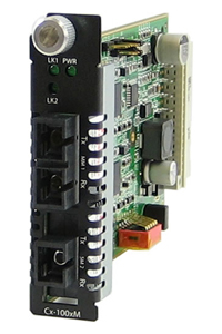 Perle 05061150 C-100MM-S1SC20U - Fast Ethernet Fiber to Fiber Media Converter Module 100BASE-FX 1310nm multimode (SC) [2 km/1.2 by PERLE