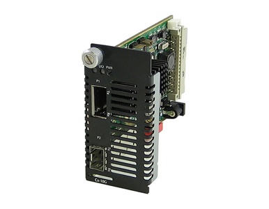 Perle 05061520 C-10G-XTSH - 10 Gigabit Ethernet Media Converter module with one XFP slot (empty) and one SFP+ slot ( empty ). Su by PERLE