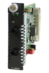 Perle 05061590 C-100MM-S1ST20U - Fast Ethernet Fiber to Fiber Media Converter Module 100BASE-FX 1310nm multimode (ST) [2 km/1.2 by PERLE