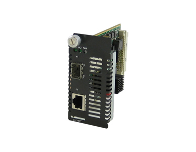 Perle 05061610 C-10GT-SFP - 10 Gigabit Media and Rate Converter Module: 10GBASE-T (RJ-45) [100 m/328 ft.] (CAT6A or better) to f by PERLE