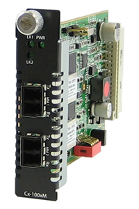 Perle 05062050 CM-100MM-S2LC20 - Fast Ethernet Fiber to Fiber Media Converter Managed Module 100BASE-FX 1310nm multimode (LC) [2 by PERLE