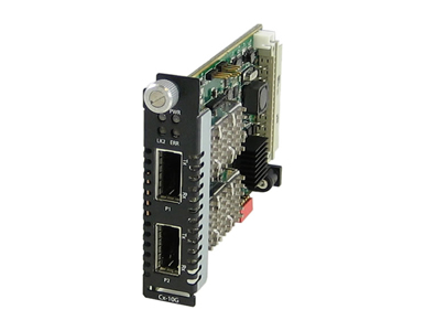 Perle 05062530 CM-10G-XTX - 10 Gigabit Ethernet Managed Media Converter module with dual XFP slots (empty) by PERLE