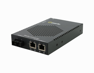 Perle 05079280 - S-1110DHP-SC05-XT - Gigabit Industrial Temperature Media and Rate Converter with Type 4 High-Power PoE PSE by PERLE