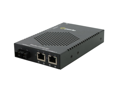 Perle 05079724 S-1110DHP-SC70 - Gigabit Media and Rate Converter with Type 4 High-Power PoE PSE (up to 100W/port) by PERLE