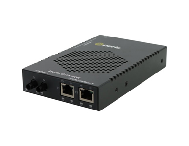 Perle 05079754 S-1110DHP-ST120 - Gigabit Media and Rate Converter with Type 4 High-Power PoE PSE (up to 100W/port) by PERLE