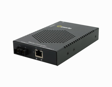 Perle 05079910 - S-1110HP-SC05-XT - Gigabit Industrial Temperature Media and Rate Converter with Type 4 High-Power PoE PSE by PERLE