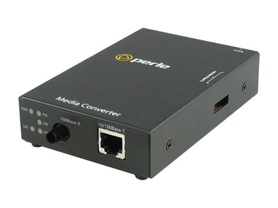 Perle 05080284 S-110P-S1ST20U - 10/100 Fast Ethernet Stand-Alone Media and Rate Converter with PoE Power Sourcing. 10/100Base-TX by PERLE