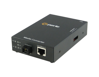 Perle 05084124 S-110P-S1SC20D - 10/100 Fast Ethernet Stand-Alone Media and Rate Converter with PoE Power Sourcing. 10/100Base-TX by PERLE