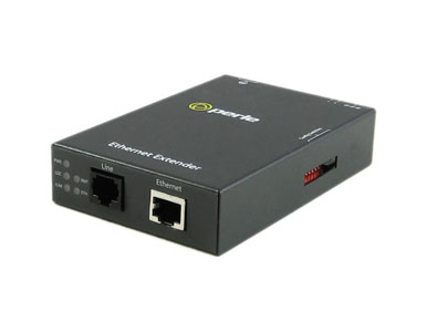 Perle 06003534 eX-1S1110-RJ - Gigabit Ethernet Stand-Alone Ethernet Extender - 1 port 10/100/1000Base-T (RJ-45) . RJ45 Interlink by PERLE