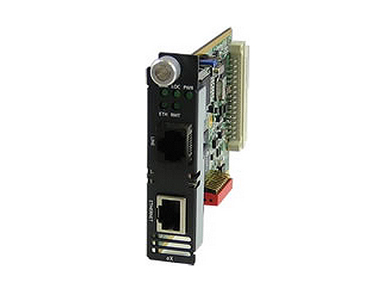 Perle 06003960 eX-1CM1110-BNC - Managed Gigabit Ethernet Extender Module - 1 port 10/100/1000Base-T (RJ-45) . BNC ( Coax ) Inter by PERLE