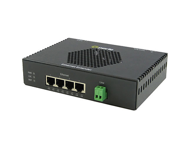 Perle 06004724 eXP-4S110E-TB - Fast Ethernet Stand-Alone PoE Ethernet Extender - 4 port 10/100Base-TX (RJ-45) . Terminal Block I by PERLE