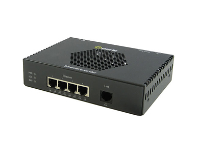 Perle 06005274 eXP-4S1110PE-RJ - Gigabit Ethernet Stand-Alone PoE+ Ethernet Extender - 4 port 10/100/1000Base-T (RJ-45) . RJ45 I by PERLE
