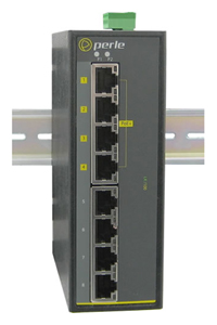 Perle 07011170 IDS-108FPP - Industrial Ethernet Switch with Power Over Ethernet -  8 x 10/100Base-TX RJ45 ports, 4 of which supp by PERLE