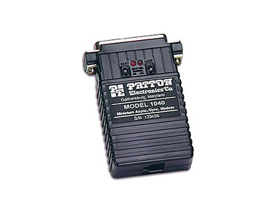 Patton 1040UM - RS-232 Async/Sync self powered line driver; DB25M; surge protection; universal line (TB,RJ45/RJ11 combo jack) by PATTON