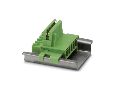 Perle 27095618 - ME 17,5 TBUS 1,5/ 5-ST-3,81 GN - DIN Rail Bus connector for voltage plus data across the bus - carton of 10 by PERLE